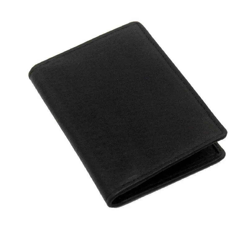 Touro Signature Leather Wallets Pebble Grain Gusset Card