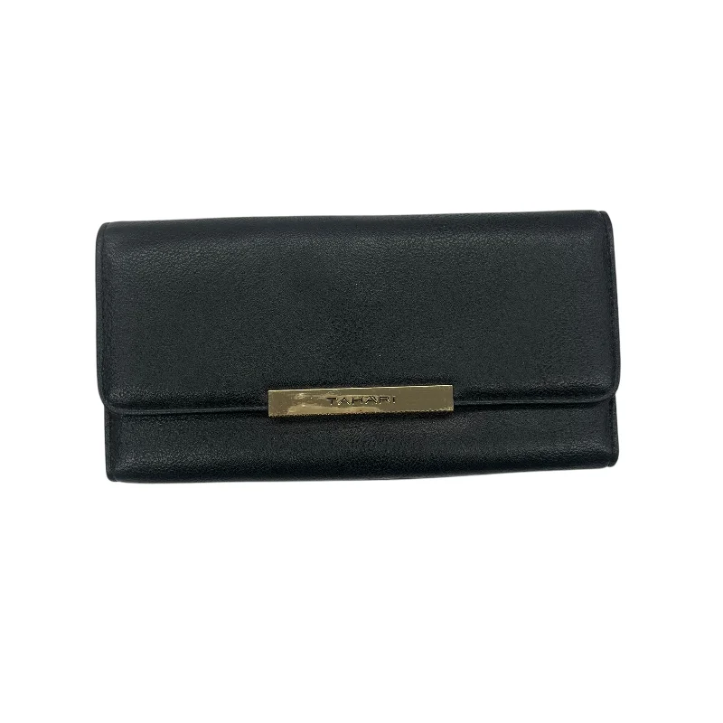 Wallet By Tahari By Arthur Levine In Black, Size:Medium